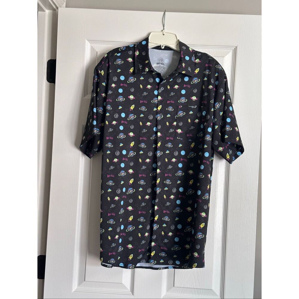Mens Buc-ees outer space shirt